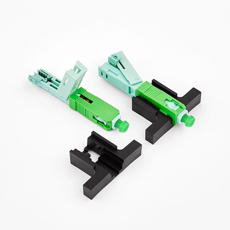 Fiber Optic Drop Cable Quick Connector, Fast Connection Accessory, Fiber Butterfly Quick Connector T-Shape Fast Connector