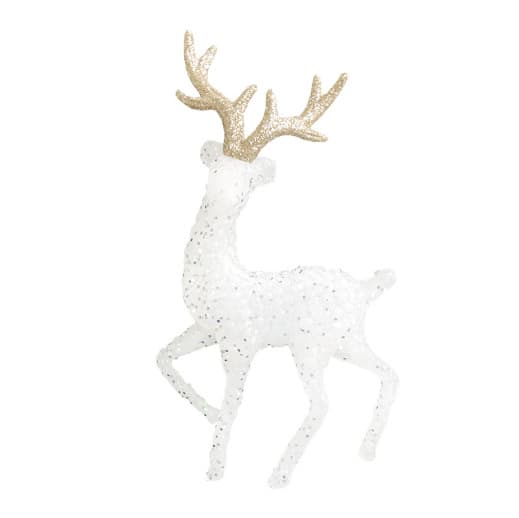 Christmas Crystal Deer Figurine Crystal Deer Decoration Ornament