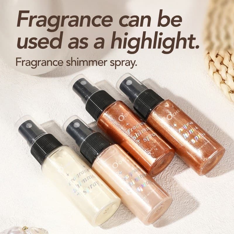 Cross-border trade OCHEAL glitter setting spray body highlighter collarbone highlighter powder pearlescent shimmer powder stage makeup