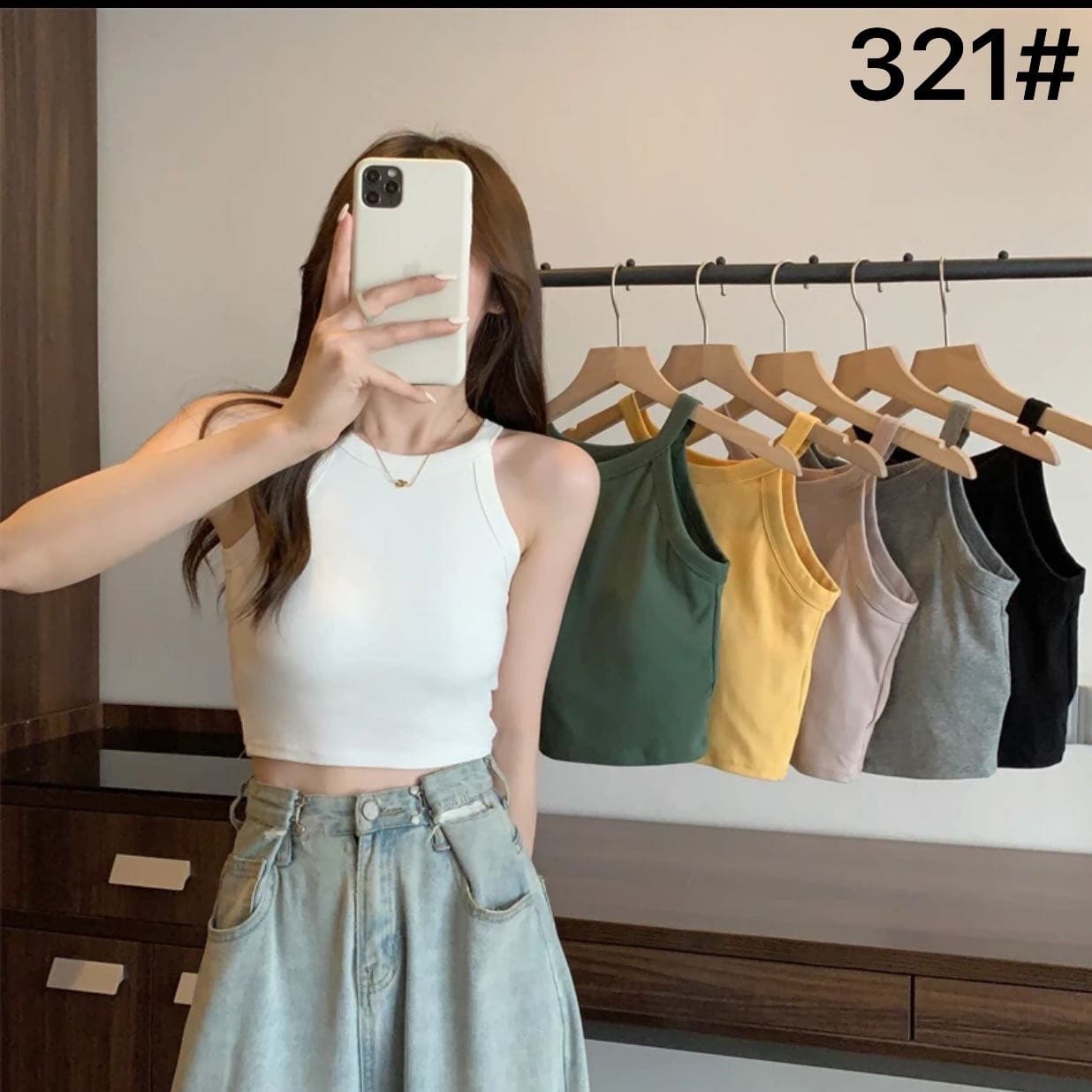 Camisole Tank Top for Women Spring Summer Sexy Inner Wear Pure Cotton Backless with Padded Bra Sports Vest Crop Top