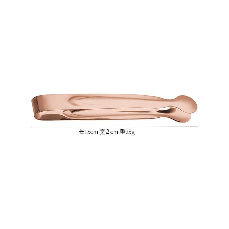 Factory Wholesale Thickened Stainless Steel Round Head Ice Tongs Sugar Food Tongs Kitchen Supplies Food Tongs Bread Tongs