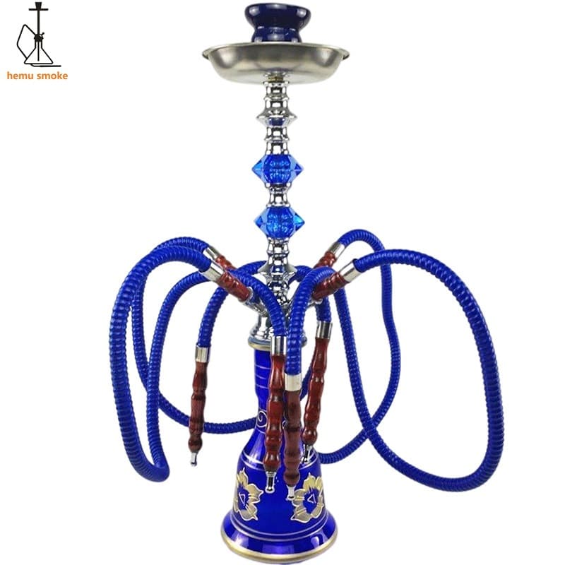Four-tube Acrylic Water Pipe Tobacco Pipe Smoking Accessories Home Use Durable Transparent Smoking Device
