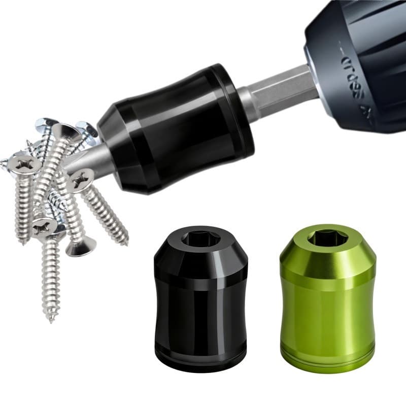 Universal Magnetizer Aluminum Alloy Magnetizer 6.35mm Magnetic Bit Holder Screwdriver Bit Drill High Hardness Magnetic Ring Tool