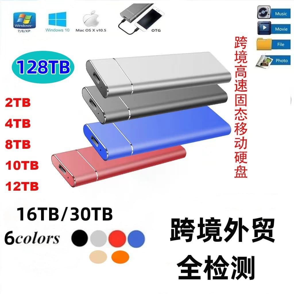 Cross-border trade portable SSD 1TB 2TB solid-state drive