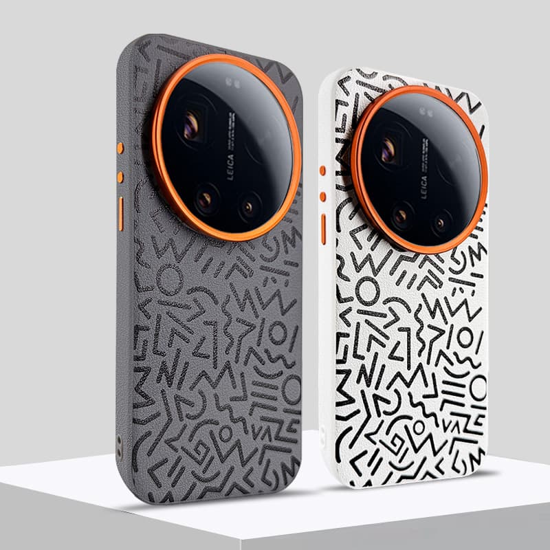 Compatible with Xiaomi 17 Ultra Phone Case Magnetic 15 Ultra Vegan Leather Colorful Print 13 Ultra New Metal Lens