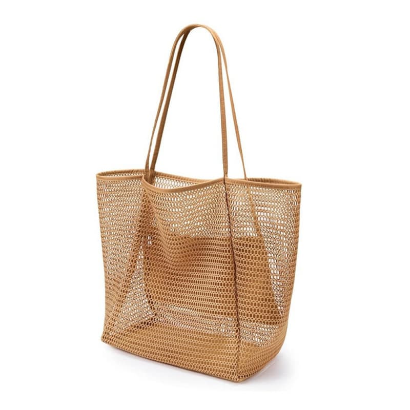 Korean Style Ins Retro Woven Tote Bag Straw Bag Large Capacity Armpit Bag Shoulder Bag Vacation Style Beach Bag for Women