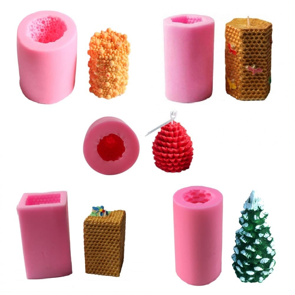diy honeycomb handmade soap candle aromatherapy plaster silicone mold chocolate fondant cake baking silicone mold