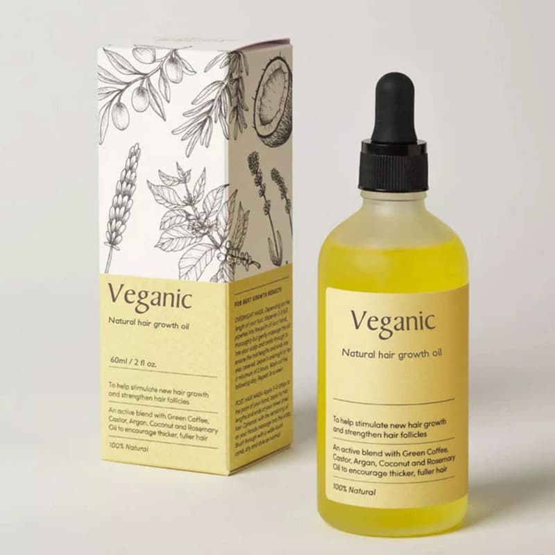 Cross-border Best-selling Hair Growth Oil Veganic Rosemary Hair Oil Hair Growth Essential Oil