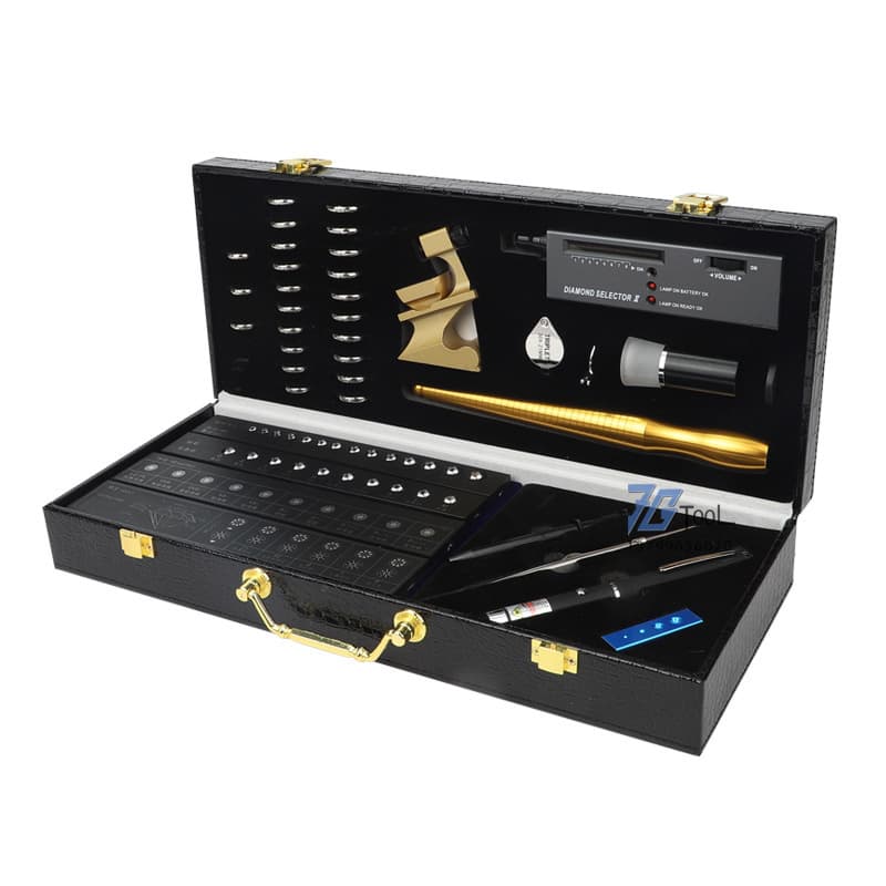 Jewelry Counter Diamond Ring Sales Professional Appraisal and Testing Tool Box Diamond Loose Diamond Grading Color Comparison Diamond Tester Waist Code