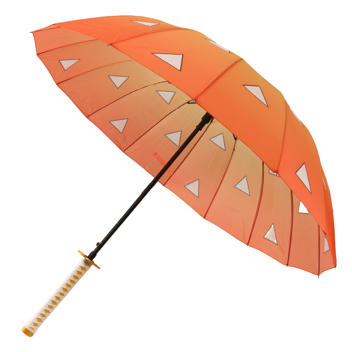 Demon Slayer Straight Umbrella Samurai Tokito, Agatsuma, Tanjiro Creative Sunshade Rain 16-Rib Unisex Anime Fashion