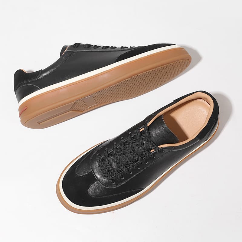 Fashionable cowhide breathable moral training shoes men's white shoes handmade casual sneakers genuine leather spring and autumn soft sole sheepskin cross-border