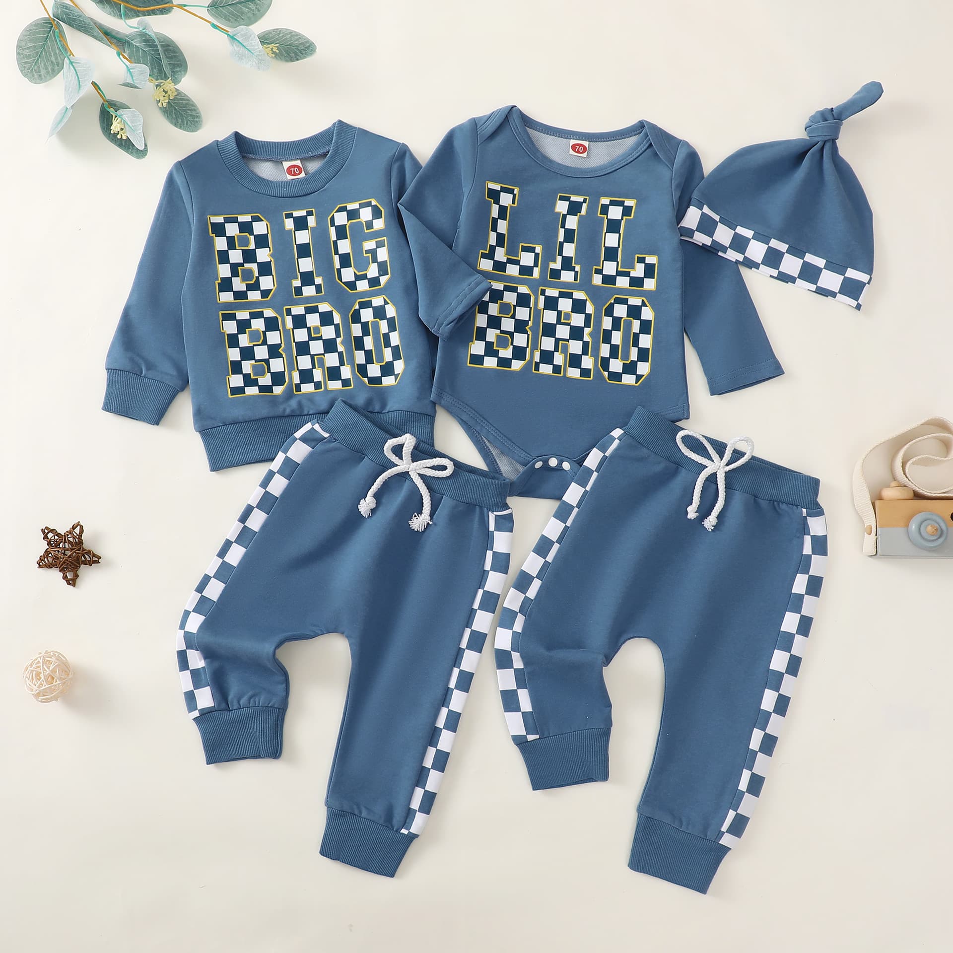 Kids Sports Sweatshirt Set Casual Boys Girls Sweatshirt Romper Pants Kids Two-piece Set Infant Baby Clothes