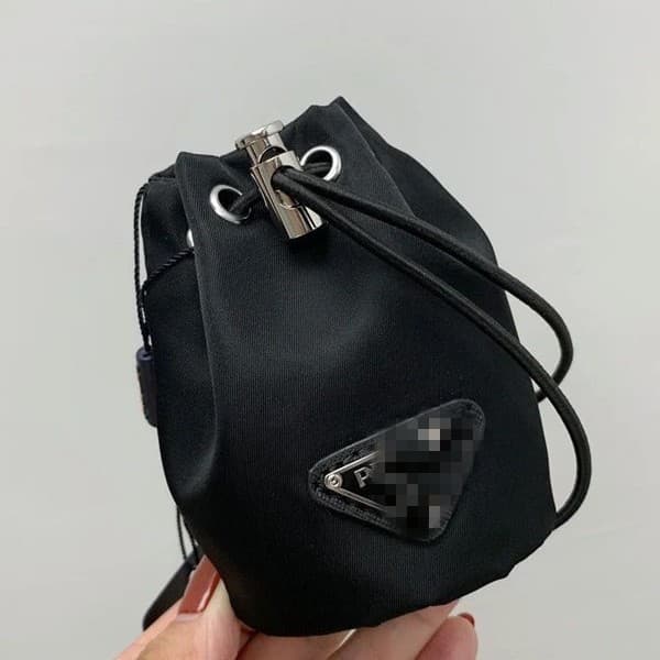 New cross-border drawstring mini bucket bag accessories bag women's trendy coin keychain bag trendy brand shoulder crossbody bag