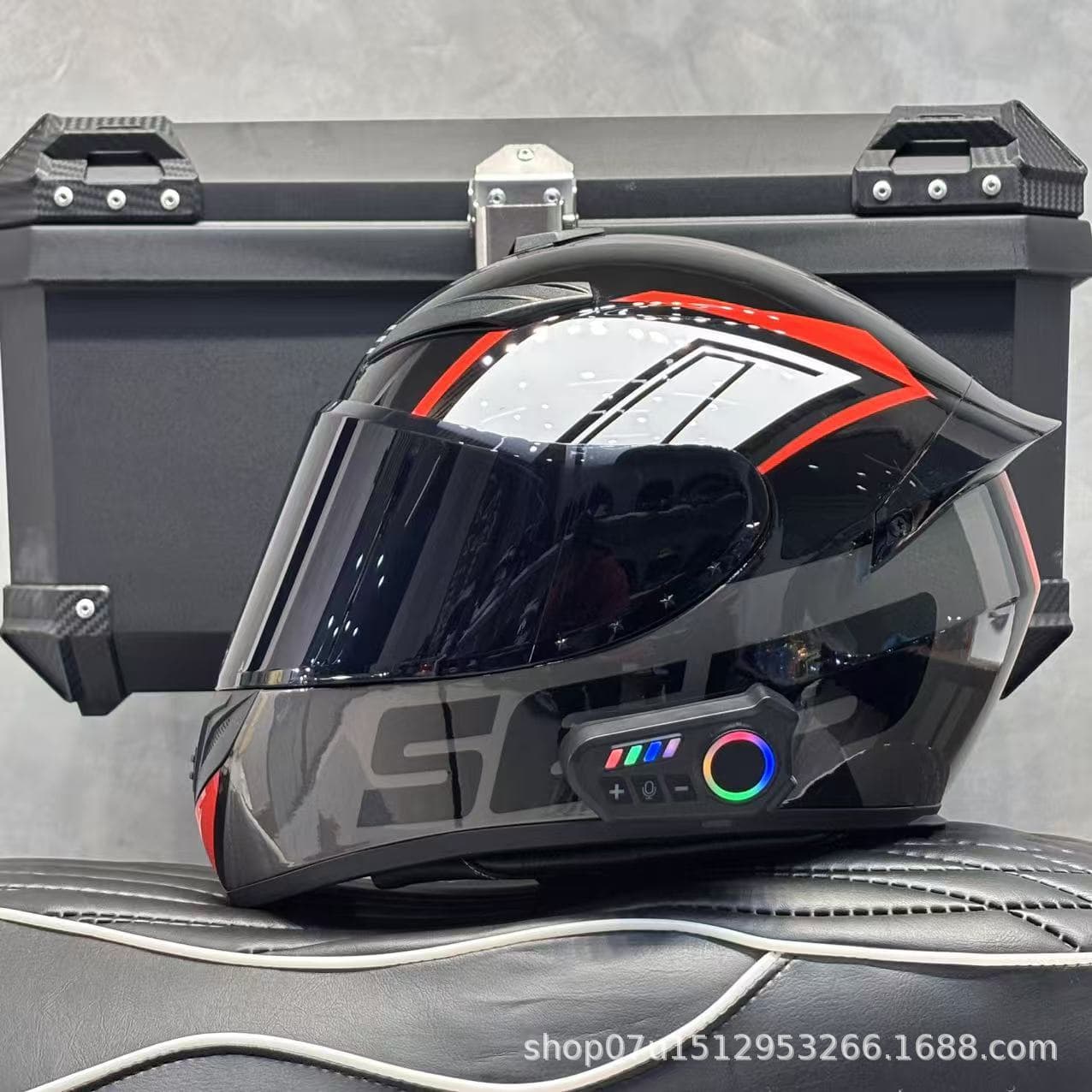 Unisex Electric Vehicle Helmet Motorcycle Helmet Cruiser Full Face Helmet Riding Safety Helmet