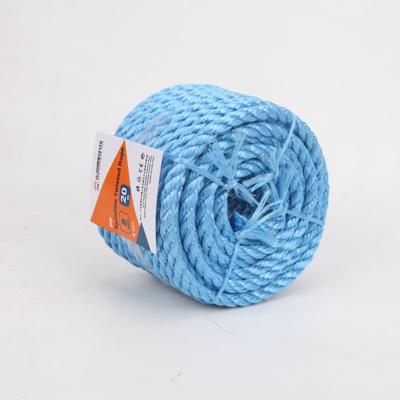 Blue Nylon Rope Netting Twine Three-Strand Rope Blue Nylon Marine Heaving Line Various Colors Netting Tying Rope