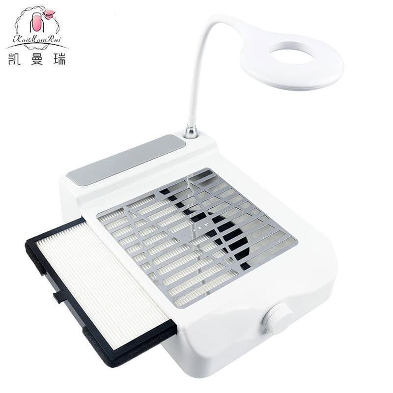 Manicure Machine Three-In-One Nail Salon Special Grinding Dust Collection Pull-Out Type with Hand Pillow Nail Drill Machine