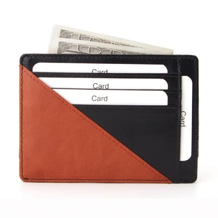 Custom Multi-Slot Card Holder, Custom PU ID Card Sleeve, Custom Logo Cardholder, RFID Anti-Magnetic Card Case