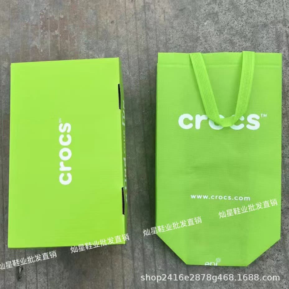 Beach shoes, clogs, Kellogg's new fingerprint shoes, men's and women's sandals, special shoe box, green shoe box