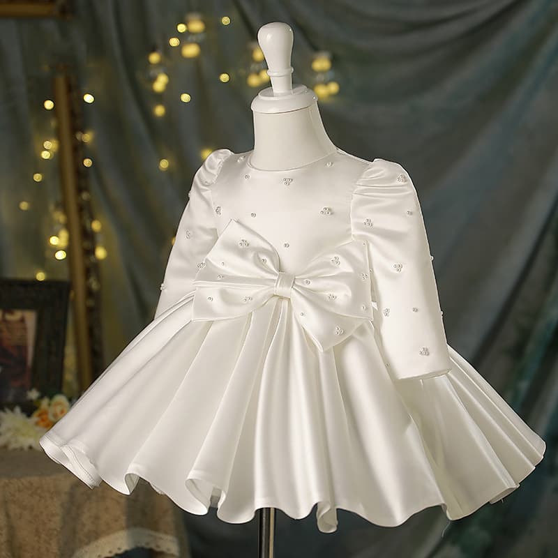 New Children's Princess Dress High-End Flower Girl Wedding Dress Little Girl Piano Birthday Party Gown