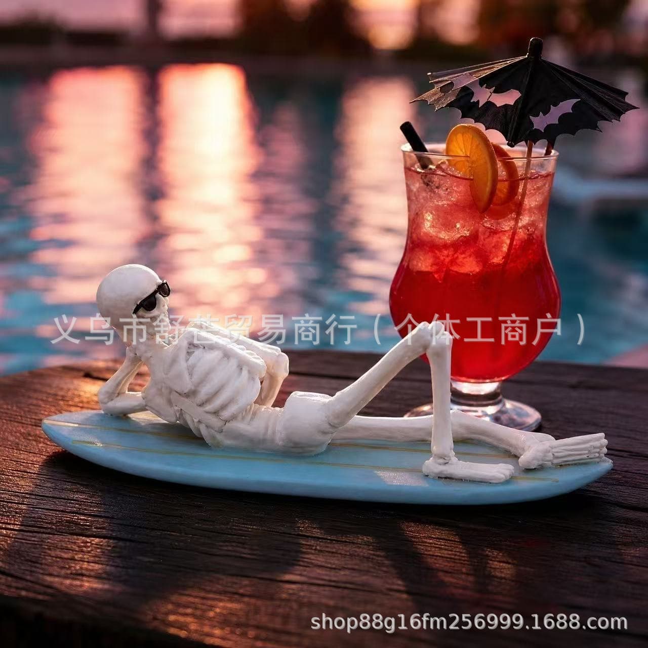Cross-border foreign trade Halloween decoration skull statue ornaments commemorative collection ornaments holiday atmosphere gifts