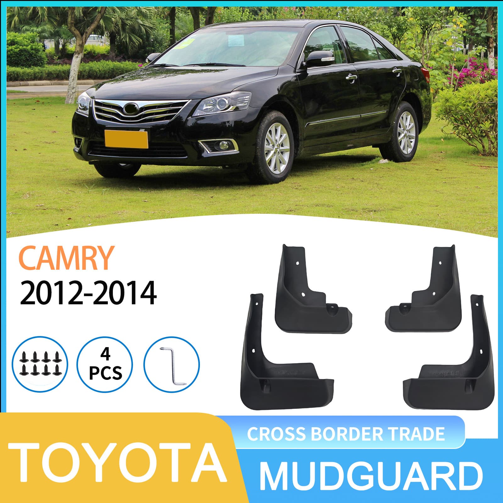 For Toyota Camry 2012-2014 Mud Flaps Drop Shipping