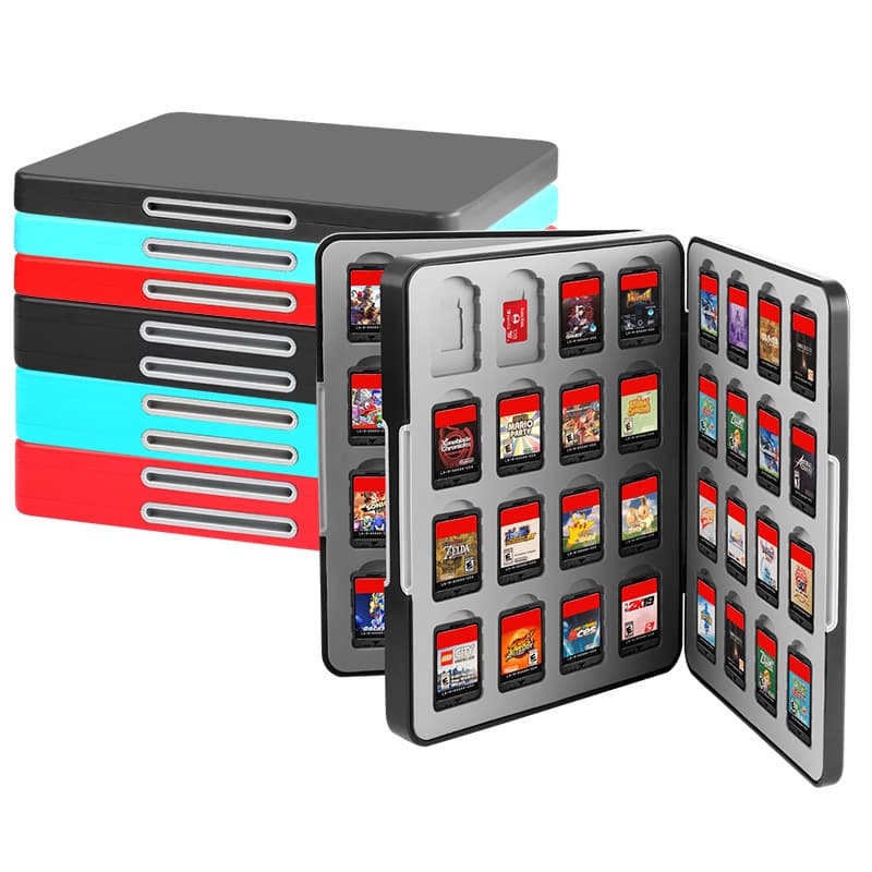 64 32-in-1 Switch 2 magnetic silicone game card storage box Switch game protection box