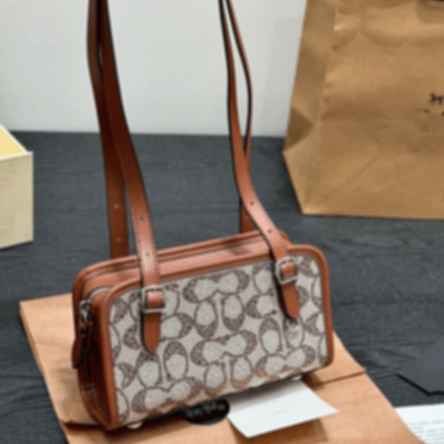 Swing rhinestone shoulder bag Zip armpit bag hobo women's Boston pillow bag portable versatile black gradient
