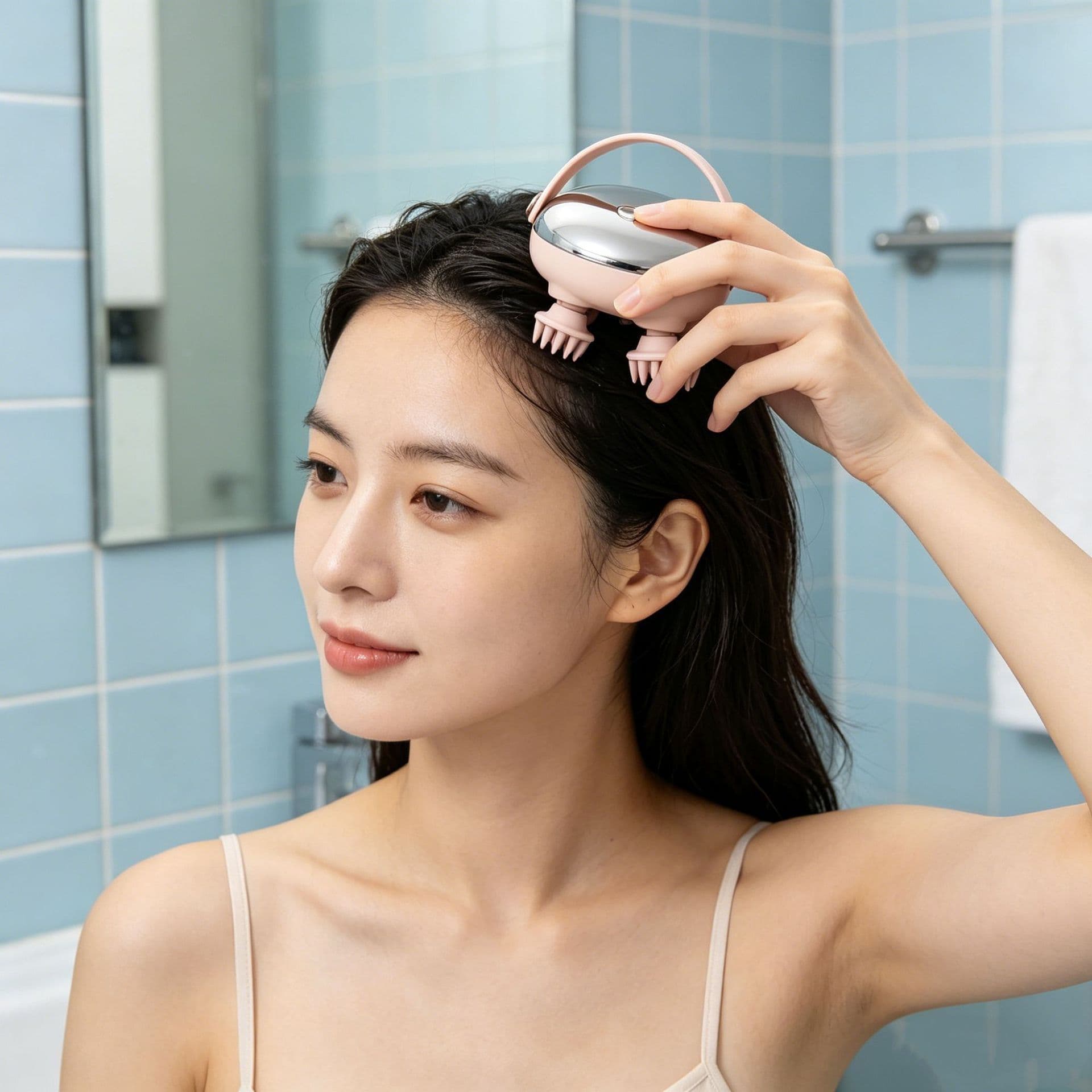 Electric Head Massager Vibration Home Kneading Waterproof Rechargeable Multi-Function Relaxation Scalp Massager