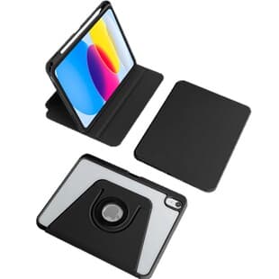Magnetic Detachable Case for iPad 10.2, 10th Gen, Pro 11, iPad 10.9, Rotating Folio Cover