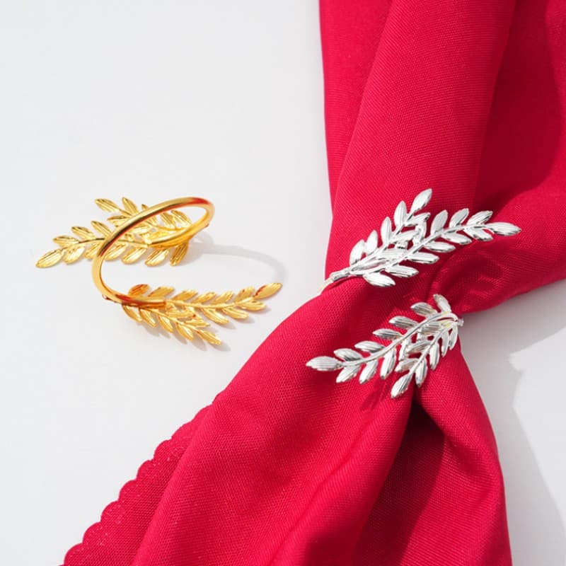 European and American rice and wheat ear napkin rings, hotel Western restaurant table setting cloth rings, cross-border