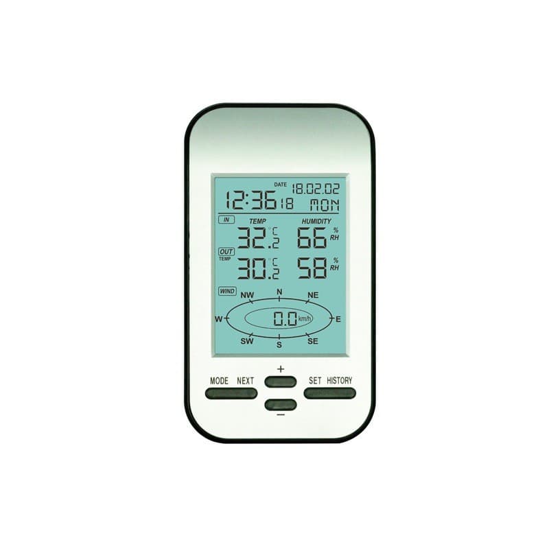 Multifunctional Compact Home Weather Station Forecast, Wireless Thermometer Hygrometer WS2032