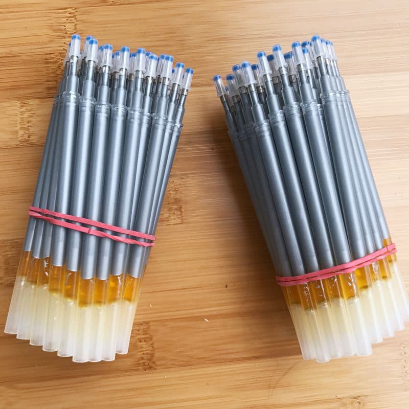 Thick Rod Mercury Pen Silver Refill for Fabric and Leather, Large Capacity Marking Refill for Clothing Positioning, Giant Refill for Drawing Lines