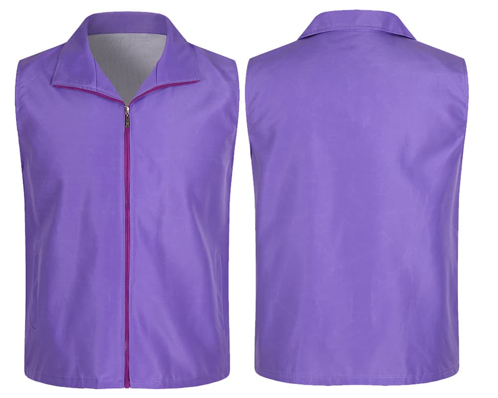 Custom Volunteer Vest with Printed Logo Red Volunteer Vest for Events, Advertising, Public Welfare, Wholesale Customization