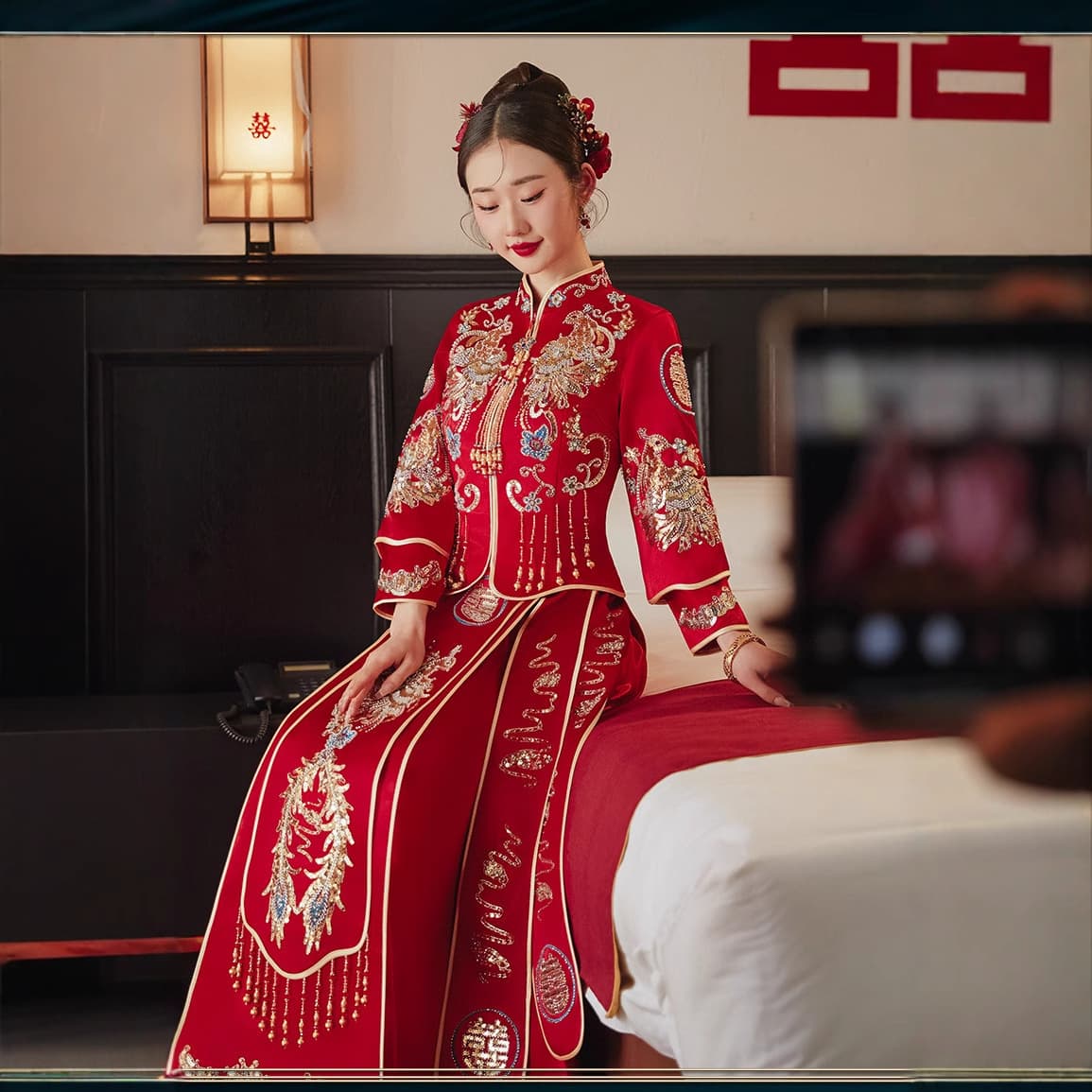 Xiuhe Suit 2025 New Bride Wedding Dress Chinese Traditional Gown Wedding Gown Toast Dress Xiuhe Suit Luxury Elegant Spring
