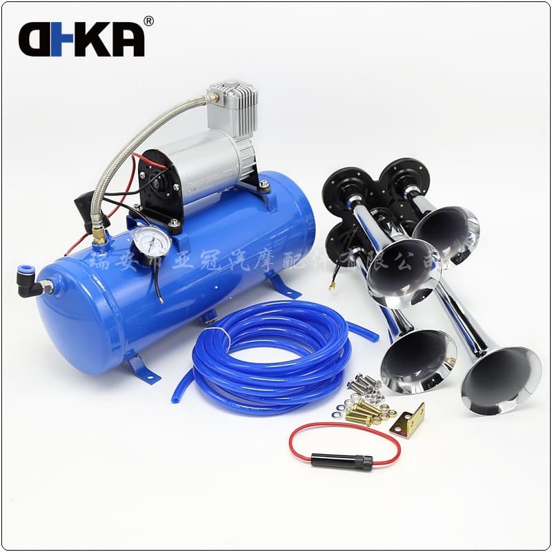 Car Modification Air Pump 12V 120psi Blue 6L Air Tank Air Compressor Vehicle Inflator