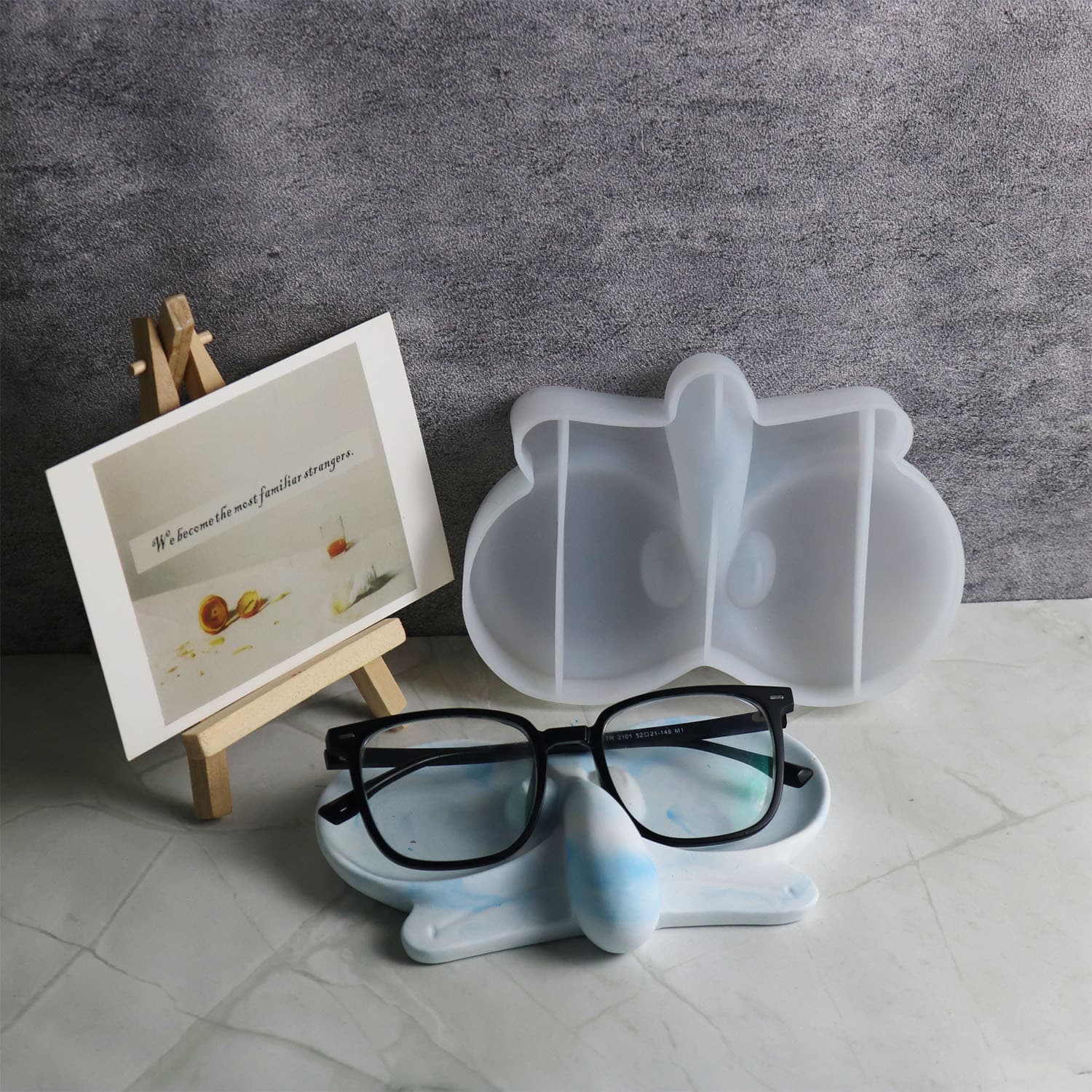 New DIY Epoxy Resin Mold Big Nose Small Nose Tray Decoration Silicone Mold Jewelry Storage Mold