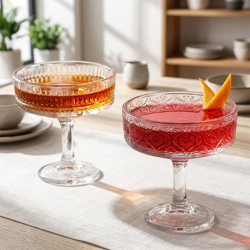 Internet celebrity restaurant glass thickened goblet cocktail cup pudding dessert cup snack bowl ice cream cup