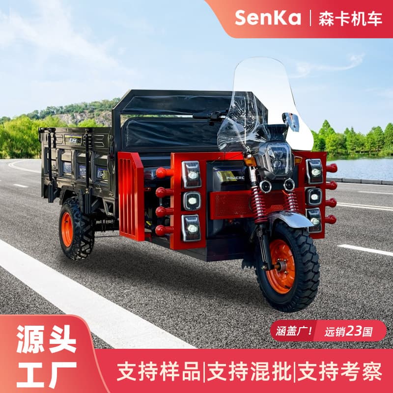Electric Tricycle for Cargo Transport, Farm and Household Climbing Truck, Agricultural Transport Tricycle Tripod for Export