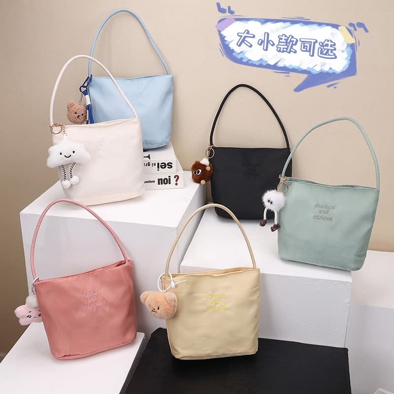 Size Version Korean Mucu Brand Wedding Mother's Day Team Building Souvenir Embroidered Nylon Shoulder Birthday Gift Bag
