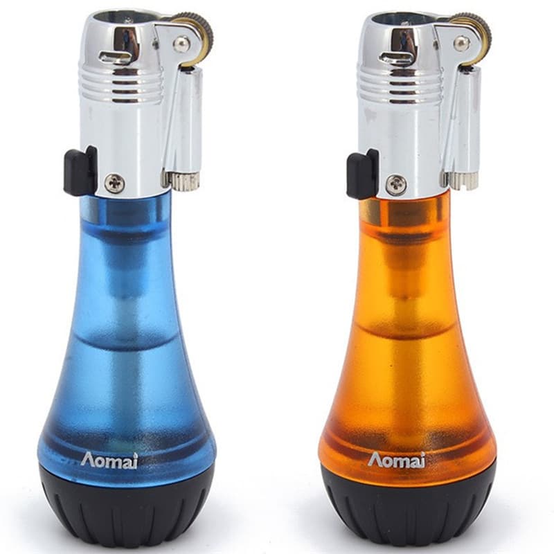 Aomai AM-7103 New Creative Adjustable Flying Fire Sand Wheel Flint Metal Lighter Factory Direct