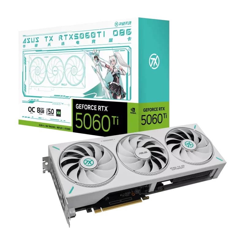 ASUS TUF Gaming TX GeForce RTX 5060 Ti O8G Desktop Computer E-Sports Gaming Graphics Card