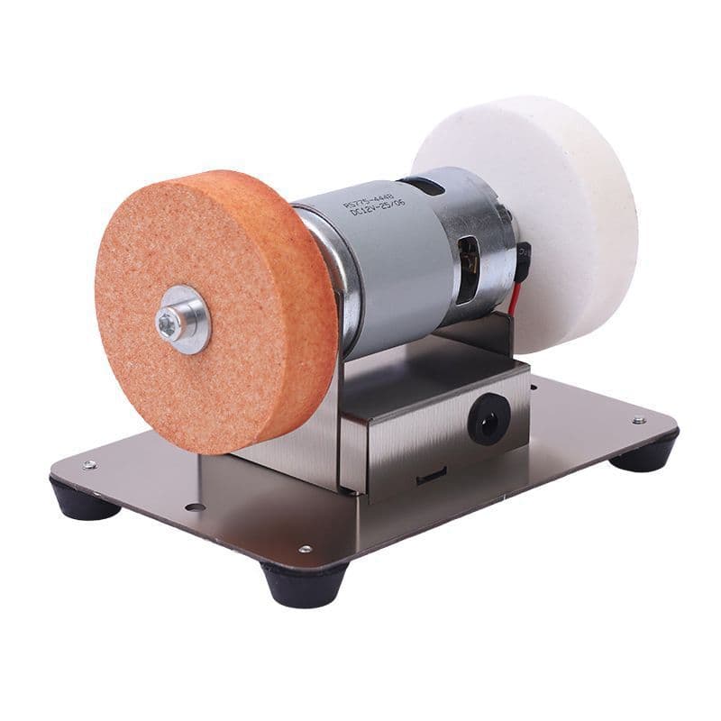 Knife Sharpener Small Grinder Bench Dual Coarse and Fine Wheels Household Small Electric Grinding Polishing Drilling Machine