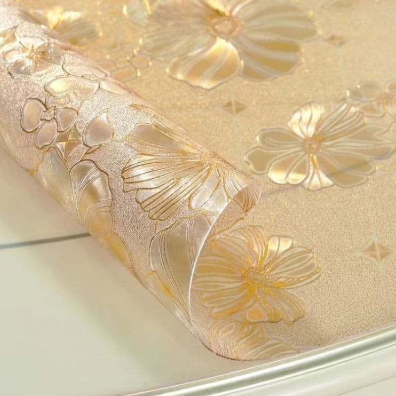 Transparent table mat waterproof coffee table tablecloth soft glass high temperature resistant PVC bedside table TV cabinet mat oil-proof and washable