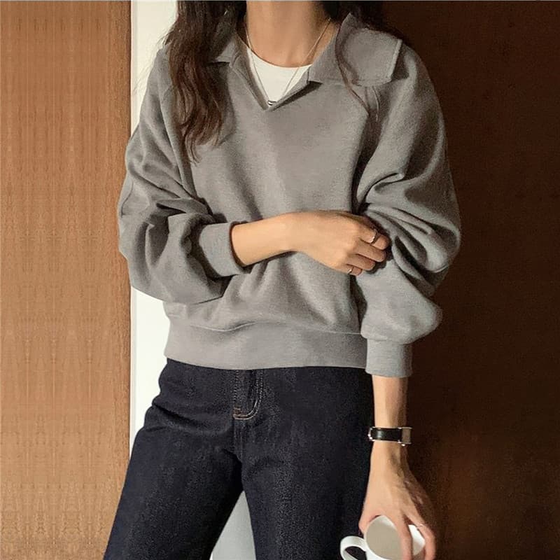 Korean Simple Letter Print Reversible Hoodie Women's 2024 Autumn New Loose Artistic Casual Jacket Top