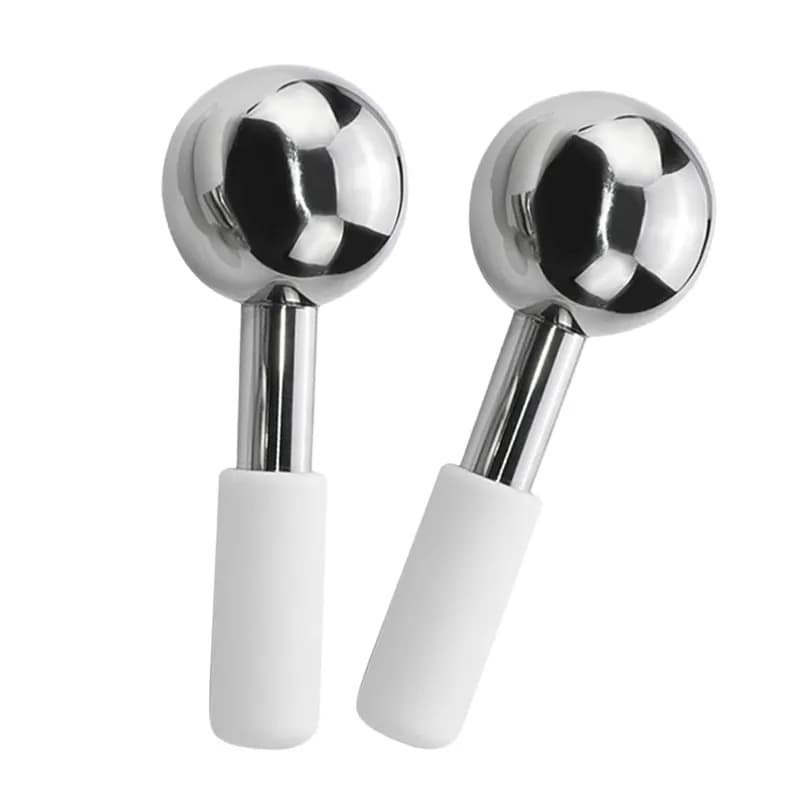 Cross-border popular stainless steel ice ball, ice compress mini ice hammer for face and eye beauty massage, Cryo Globe Ball