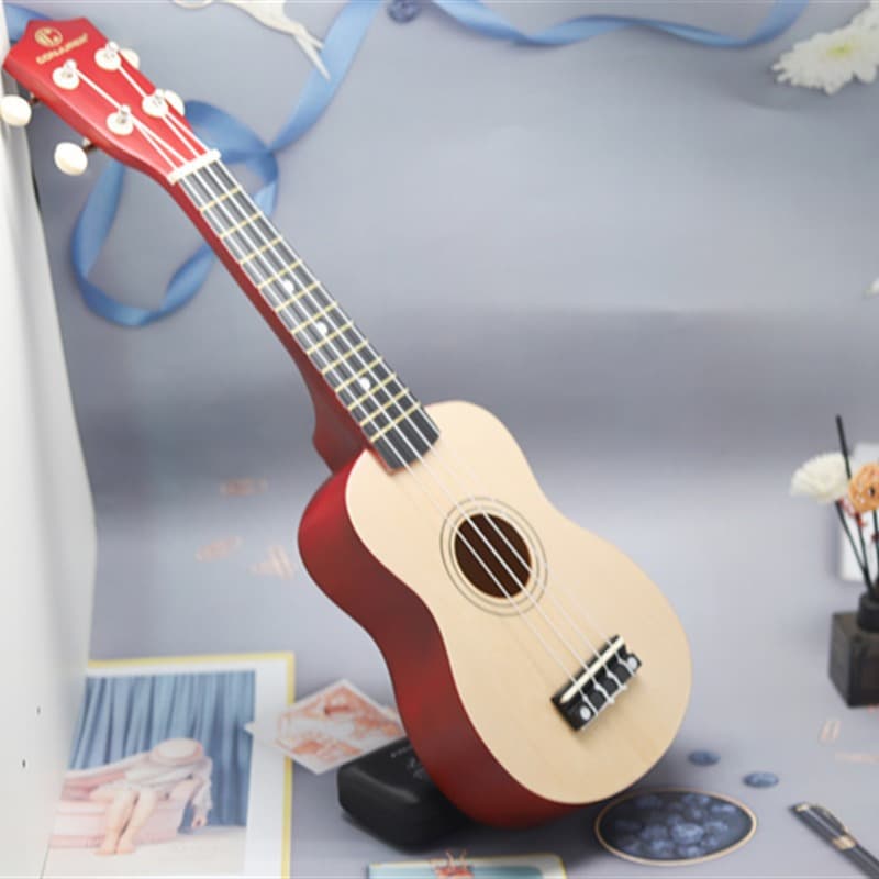 Beginner colorful 23-inch ukulele wooden mini guitar ukelele student music instrument.