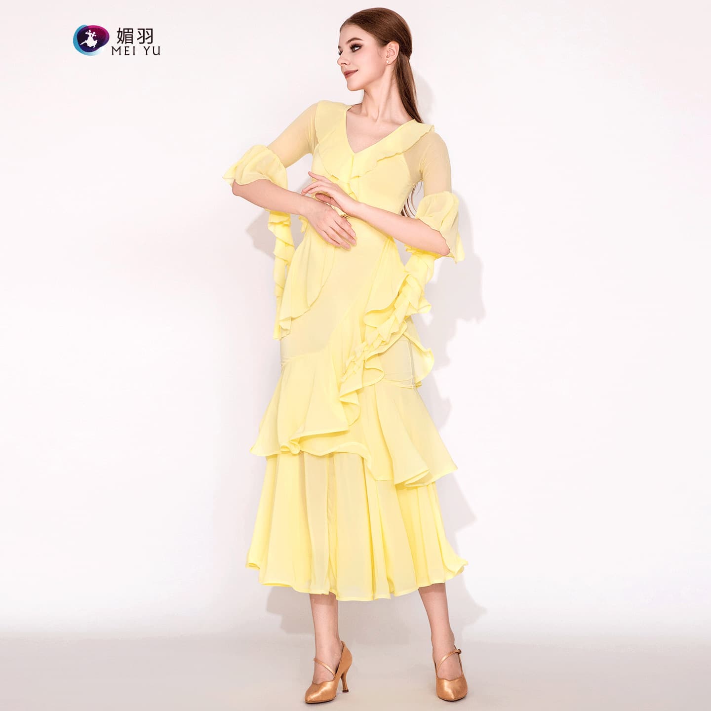 Manchester Encounter! Mei Yu Modern Dance Skirt New MY940 Standard Dance Wear Ballroom Dance Waltz Dress