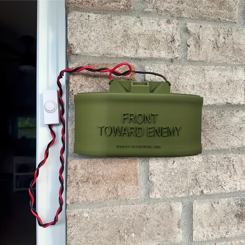 2026 New Cross-border Drop Shipping 2D Flat Halloween Wired Doorbell Gift Suitable for Cross-border Drop Shipping