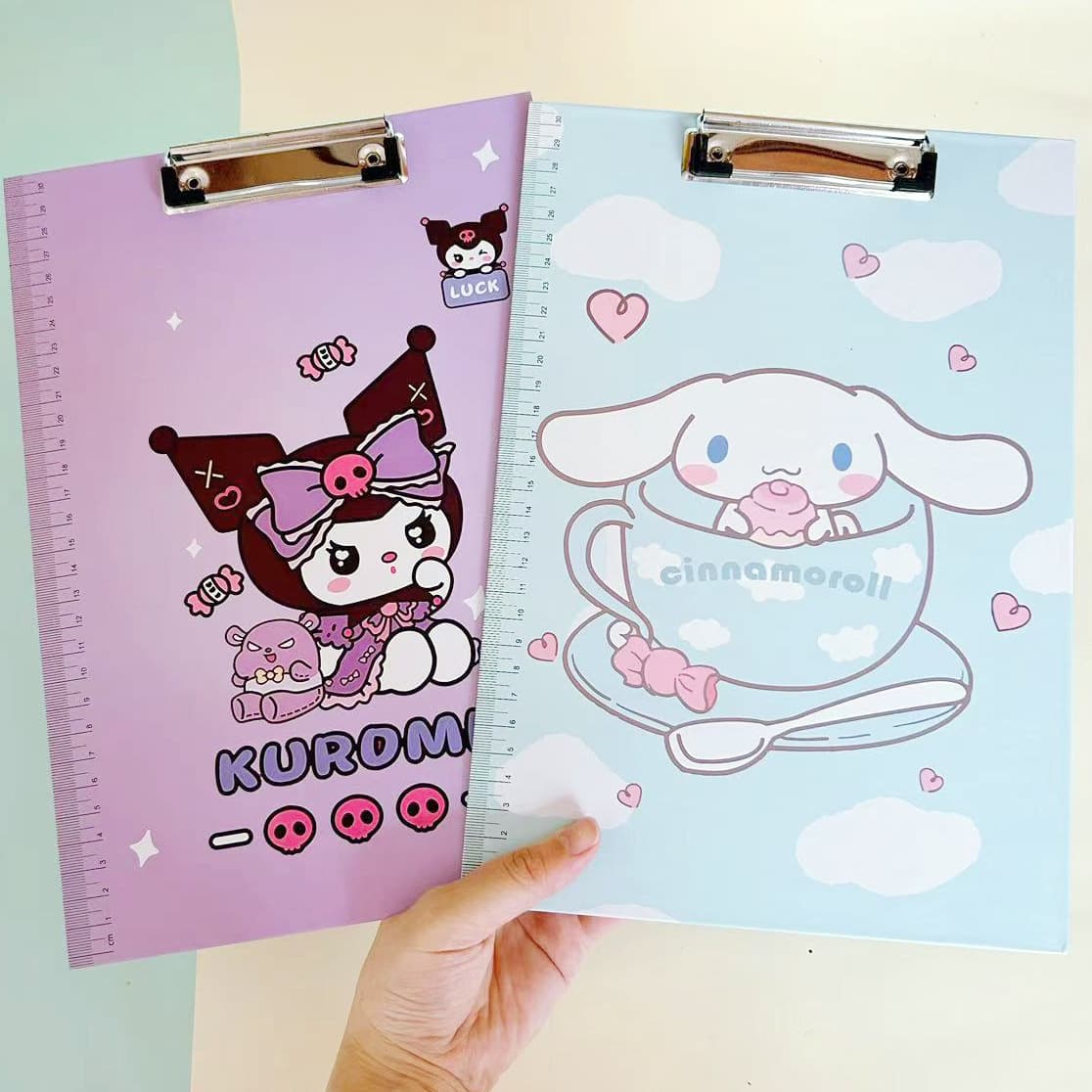 Cute Pet Folder Melody Jade Dog Student Writing Pad Cartoon Board Clip High-Looking A4 Test Paper Splint