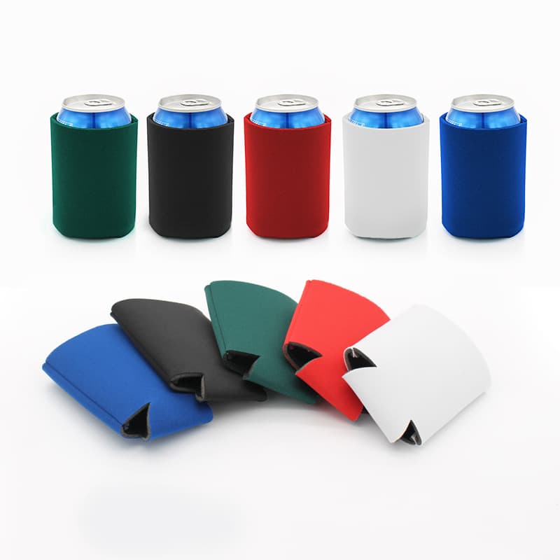 Specializing in the production of diving material cup sleeves and bottle sleeves, foldable foam thermos cup sleeves with bottom and beer can sleeves
